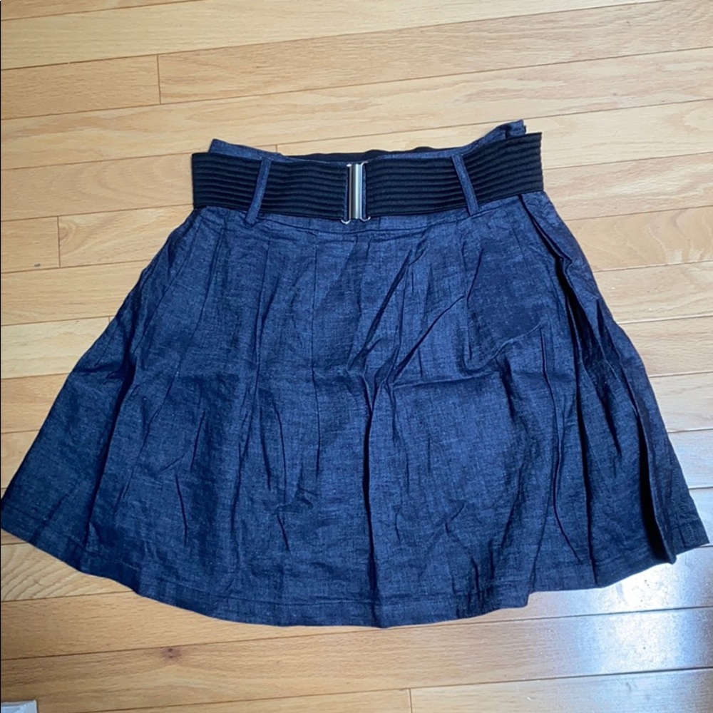 Soft jean skirt